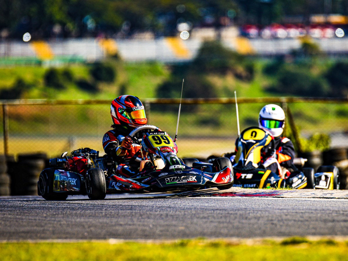 Não foi o fim de semana desejado por Dudu Pagliaro na 5ª etapa da Copa São Paulo Light de Kart
